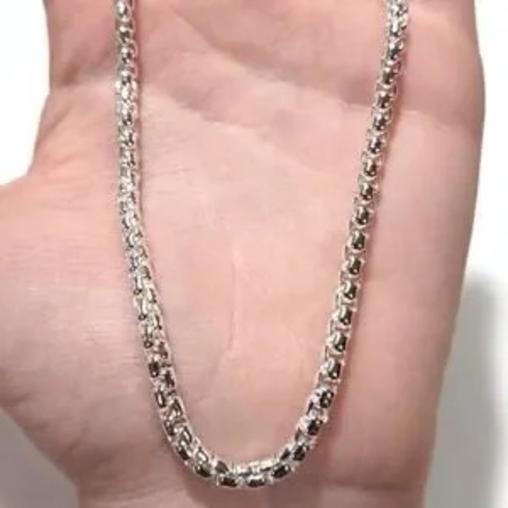 925 Box Chain Necklace Sterling Silver Valentine's Birthday Anniversary Gift NEW